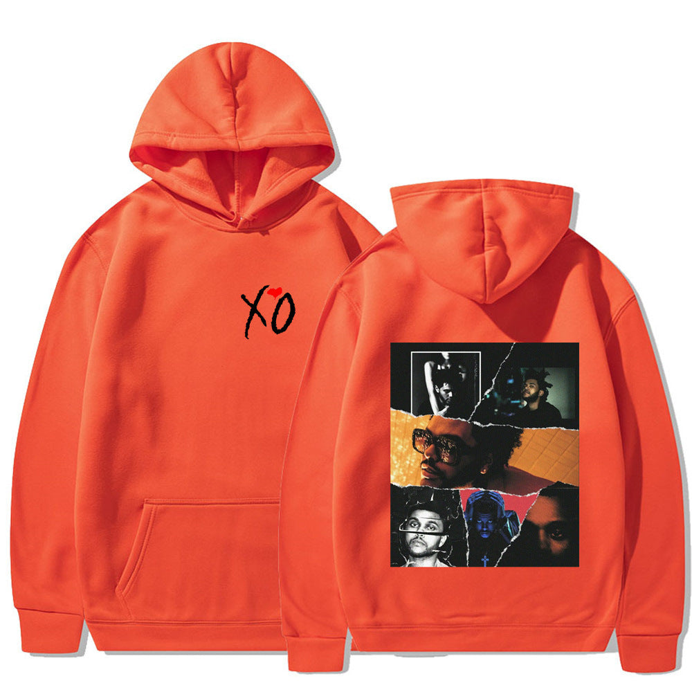 Fashionable Retro The Weeknd Hoodie – Graphic After Print Sweatshirt
