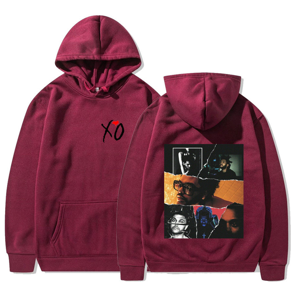Fashionable Retro The Weeknd Hoodie – Graphic After Print Sweatshirt