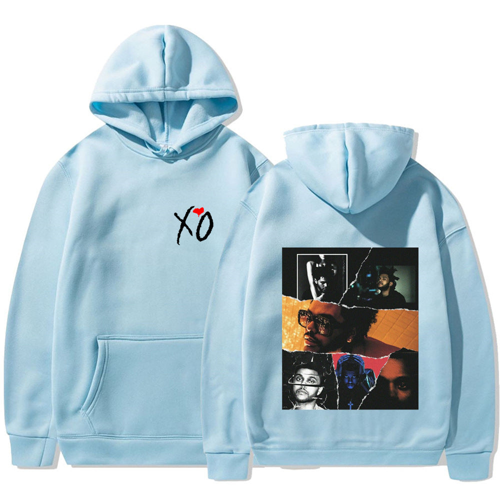 Fashionable Retro The Weeknd Hoodie – Graphic After Print Sweatshirt
