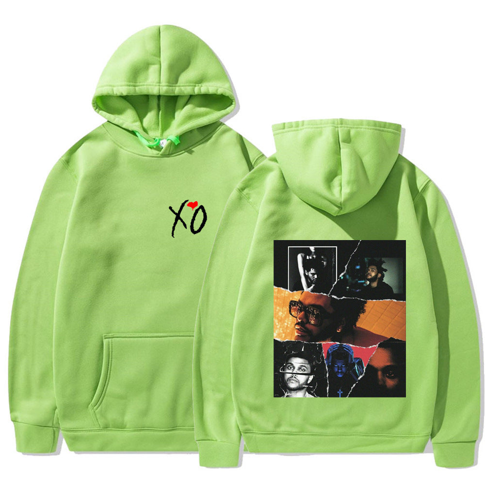 Fashionable Retro The Weeknd Hoodie – Graphic After Print Sweatshirt