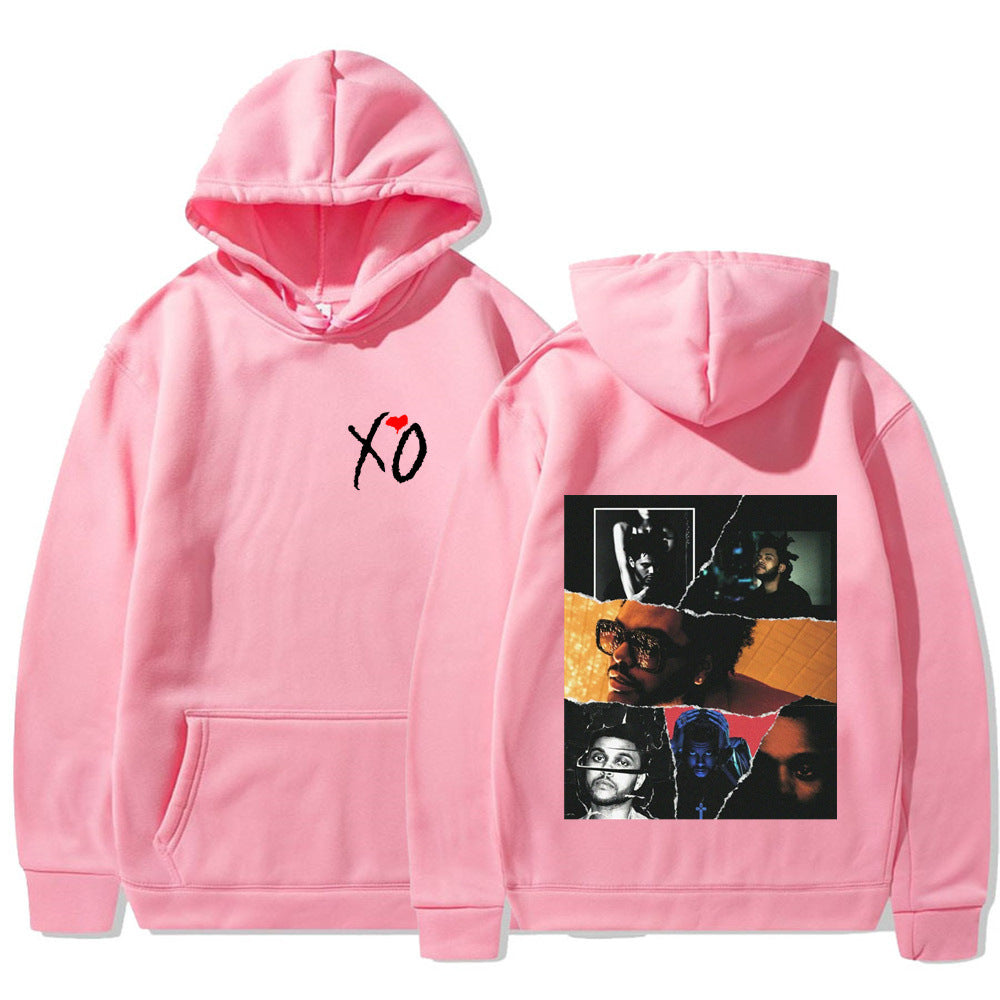 Fashionable Retro The Weeknd Hoodie – Graphic After Print Sweatshirt
