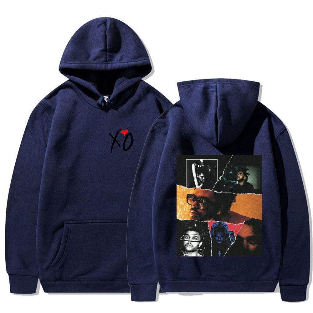 Fashionable Retro The Weeknd Hoodie – Graphic After Print Sweatshirt