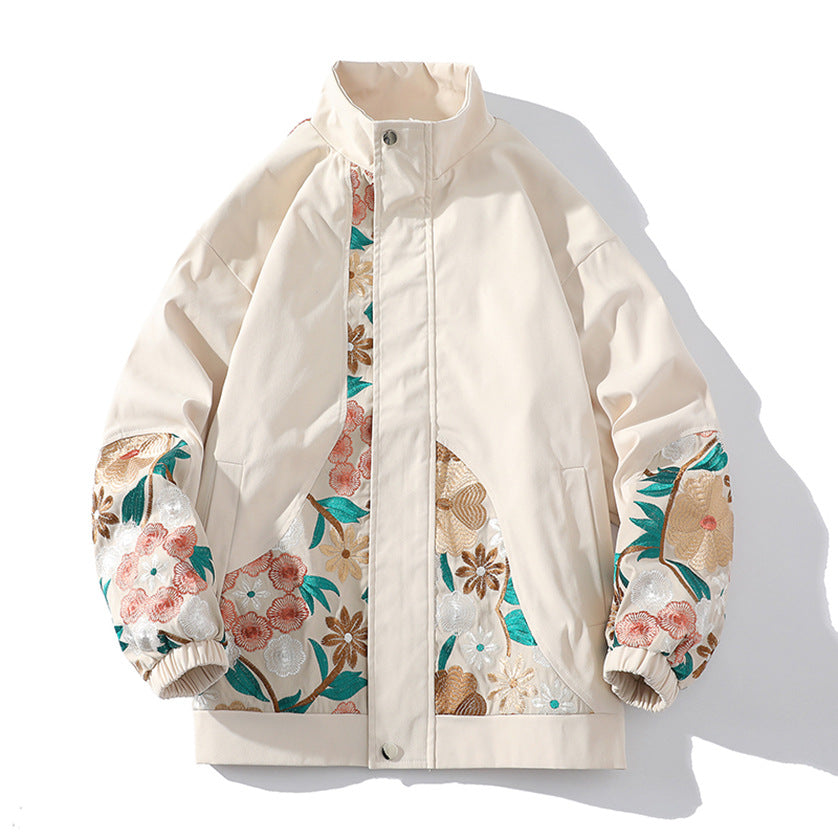 Fashion Casual Cool Embroidery Coat For Men