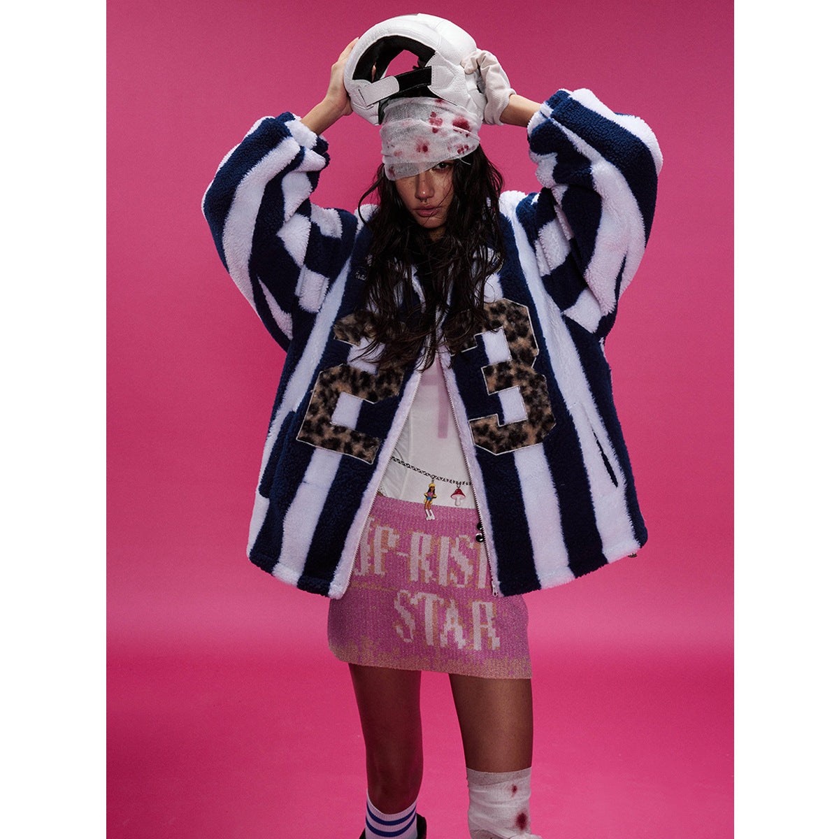 Fashion Personalized Men's Clothing Lamb Wool Coat