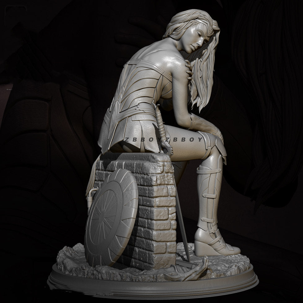 New White Mold Resin Ornaments