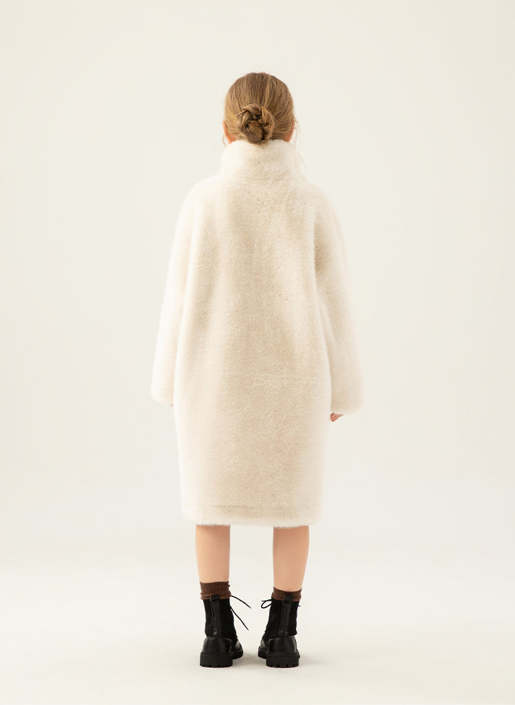 Autumn And Winter New Girl Artificial Mink Hair Little Girl