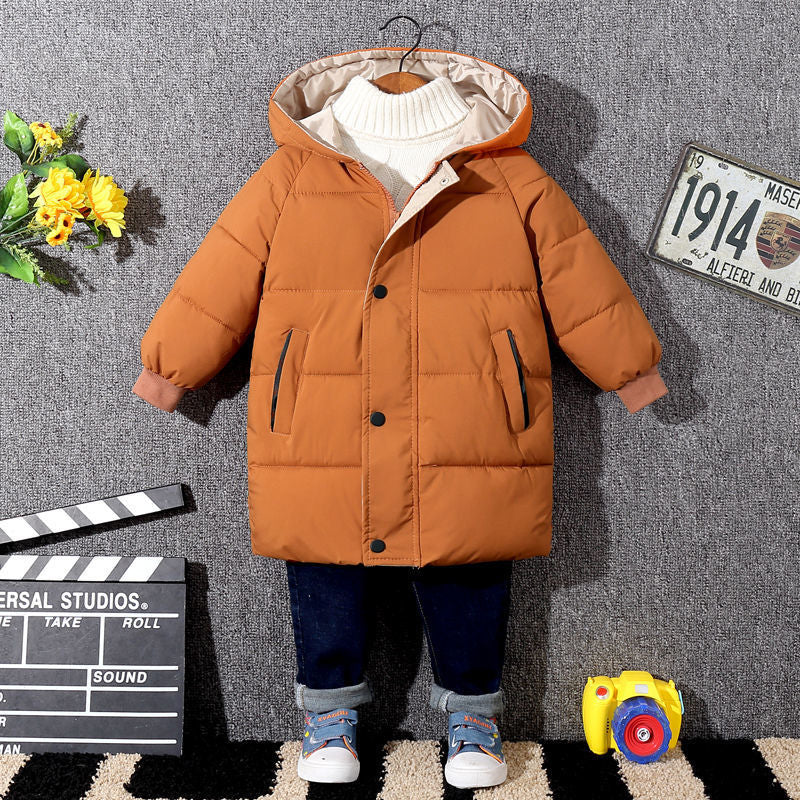 Fashion Children's Cotton Wadded Jacket Thick Coat