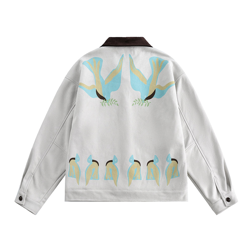 Stitching Contrast Color Jacket Women