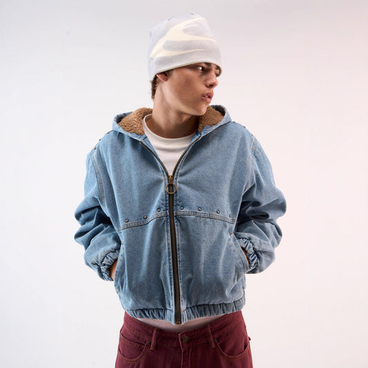 YouthFlex Denim Jacket with Fleece Lining