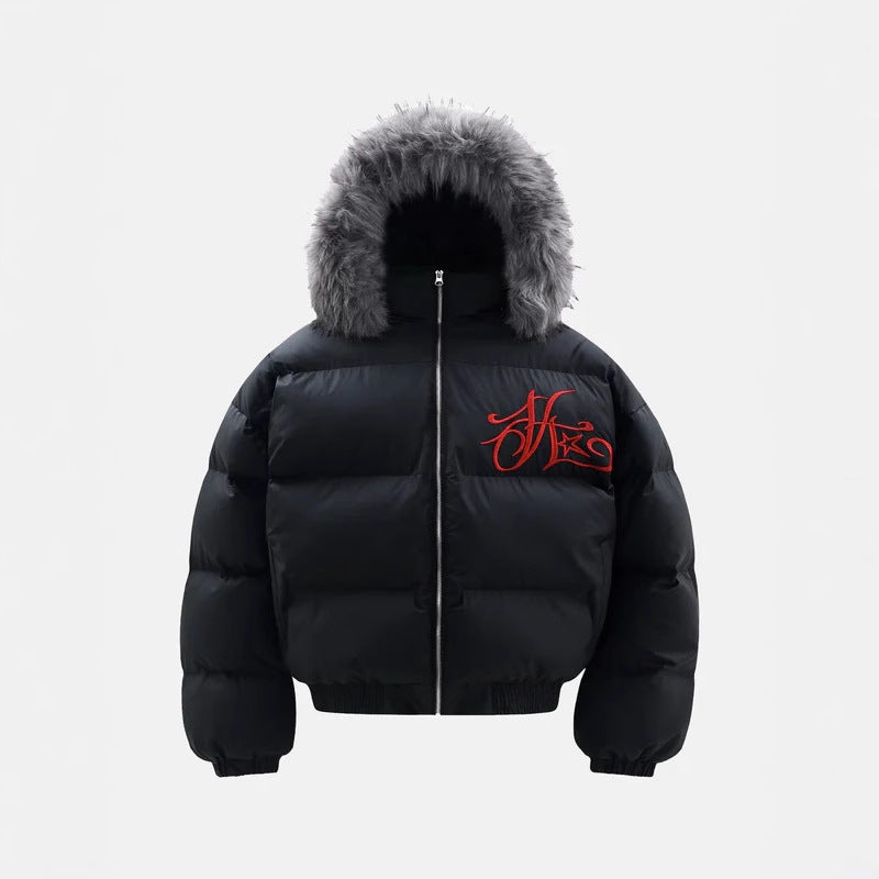 Men’s Heritage-Style Cotton-Padded Zip Cardigan Jacket