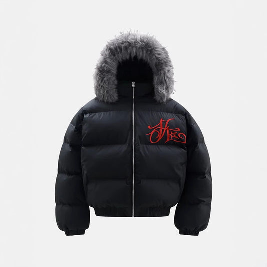 Men’s Heritage-Style Cotton-Padded Zip Cardigan Jacket