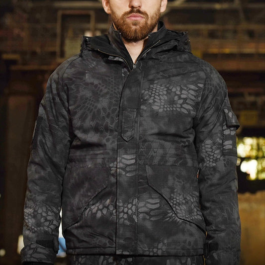 Outdoor Windproof Camouflage Men's Tactical Fleece Jacket